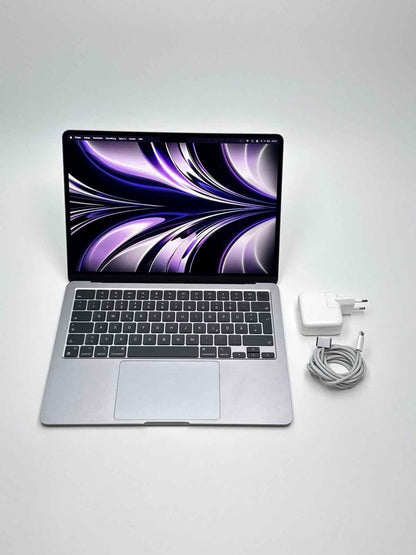 Apple MacBook Air 13,6 Zoll | M2 CPU | 2022 | 256 GB SSD | 8 GB RAM | Space Grau D&S Resell GbR