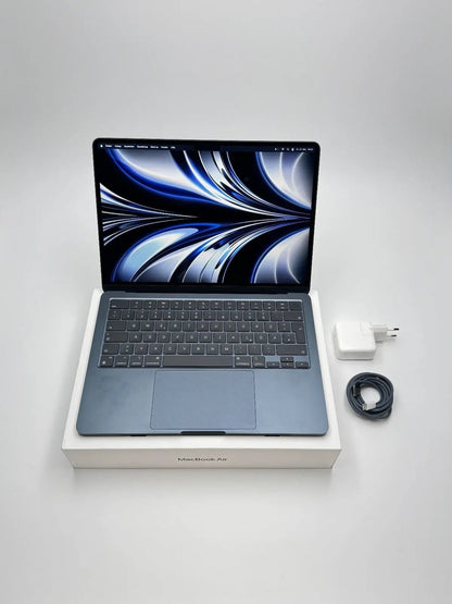 Apple MacBook Air 13,6 Zoll | M2 CPU | 2022 | 256 GB SSD | 8 GB RAM | Mitternacht D&S Resell GbR