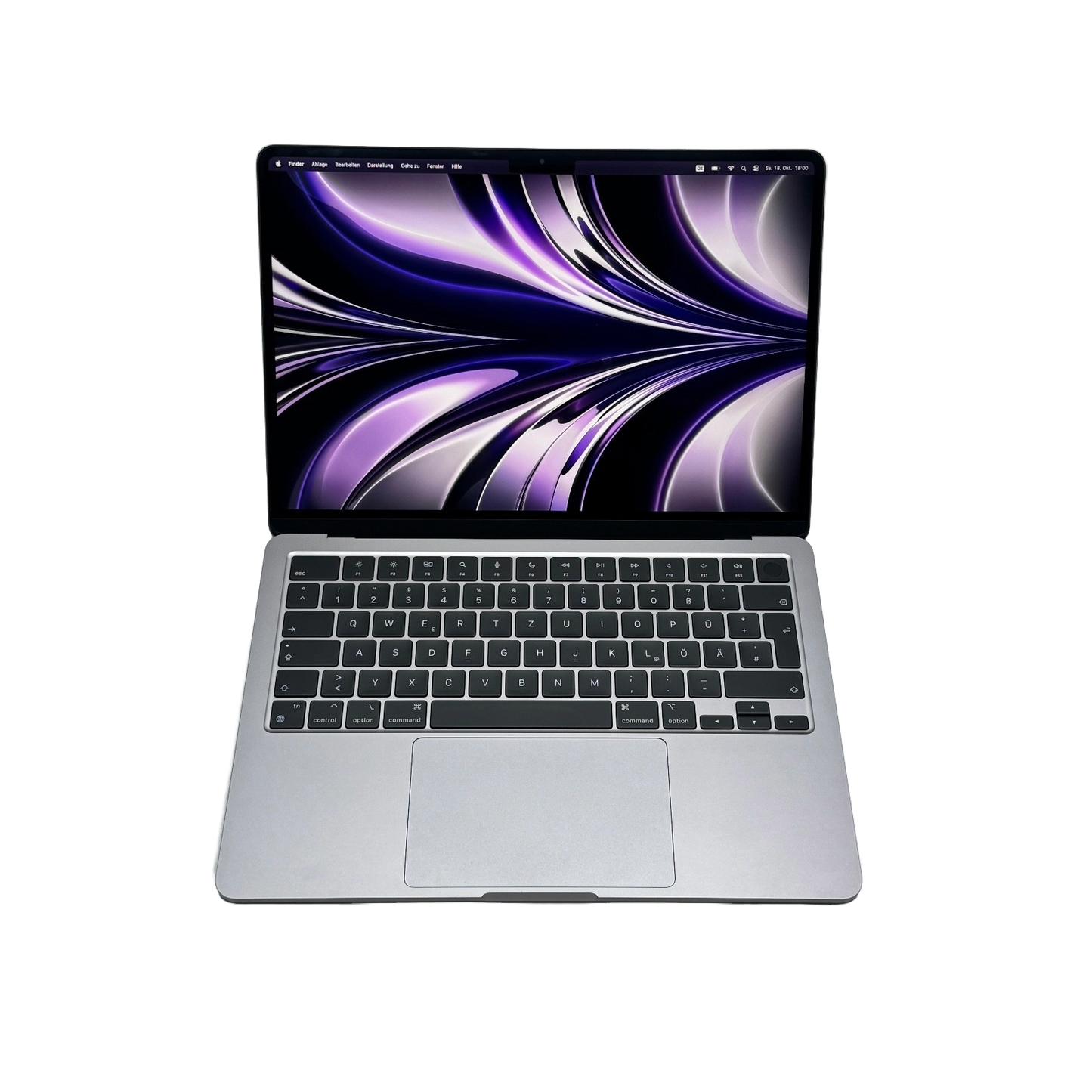 Apple MacBook Air 13,6 Zoll | M2 CPU | 2022 | 256 GB SSD | 8 GB RAM | Space Grau