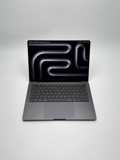 Apple MacBook Pro 14 Zoll | M3 Pro | 2023 | 1 TB SSD | 18 GB RAM | Space Schwarz
