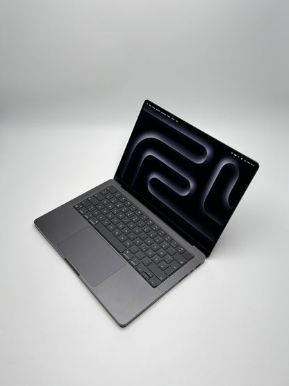 Apple MacBook Pro 14 Zoll | M3 Pro | 2023 | 1 TB SSD | 18 GB RAM | Space Schwarz