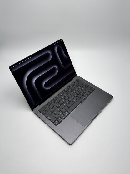 Apple MacBook Pro 14 Zoll | M3 Pro | 2023 | 1 TB SSD | 18 GB RAM | Space Schwarz