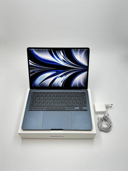 Apple MacBook Air 13,6 Zoll | M2 CPU | 2022 | 512 GB SSD | 8 GB RAM | Midnight D&S Resell GbR