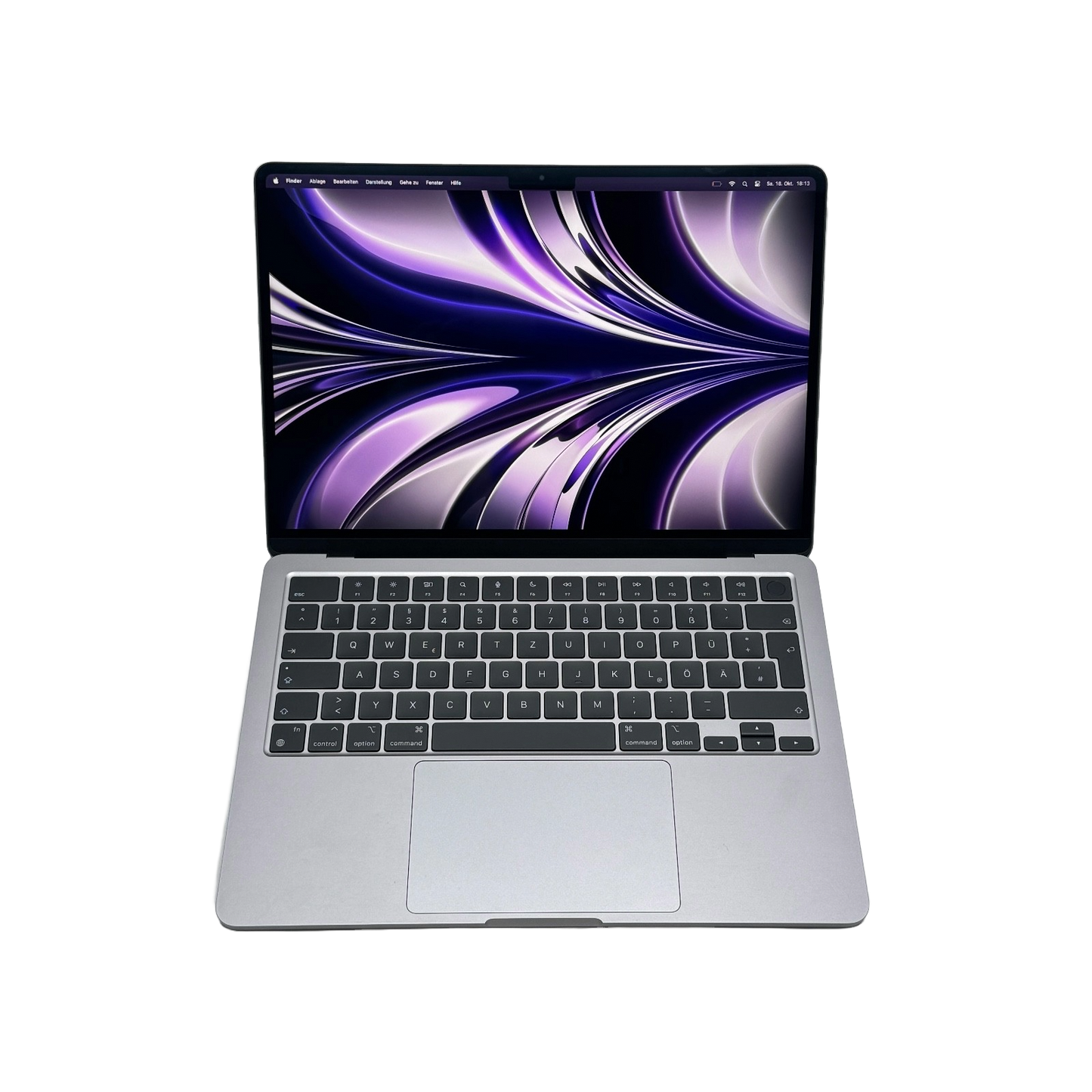 Apple MacBook Air 13,6 Zoll | M2 CPU | 2022 | 256 GB SSD | 8 GB RAM | Space Grau