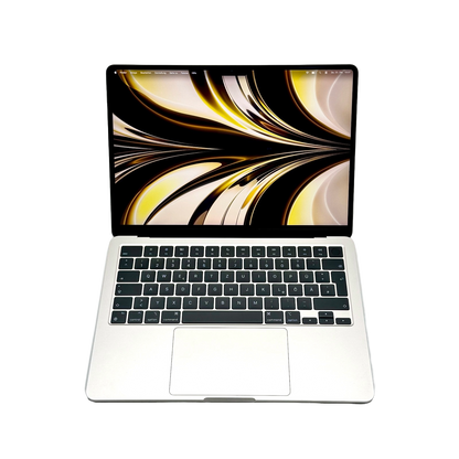 Apple MacBook Air 13,6 Zoll | M2 CPU | 2022 | 512 GB SSD | 8 GB RAM | Polarstern