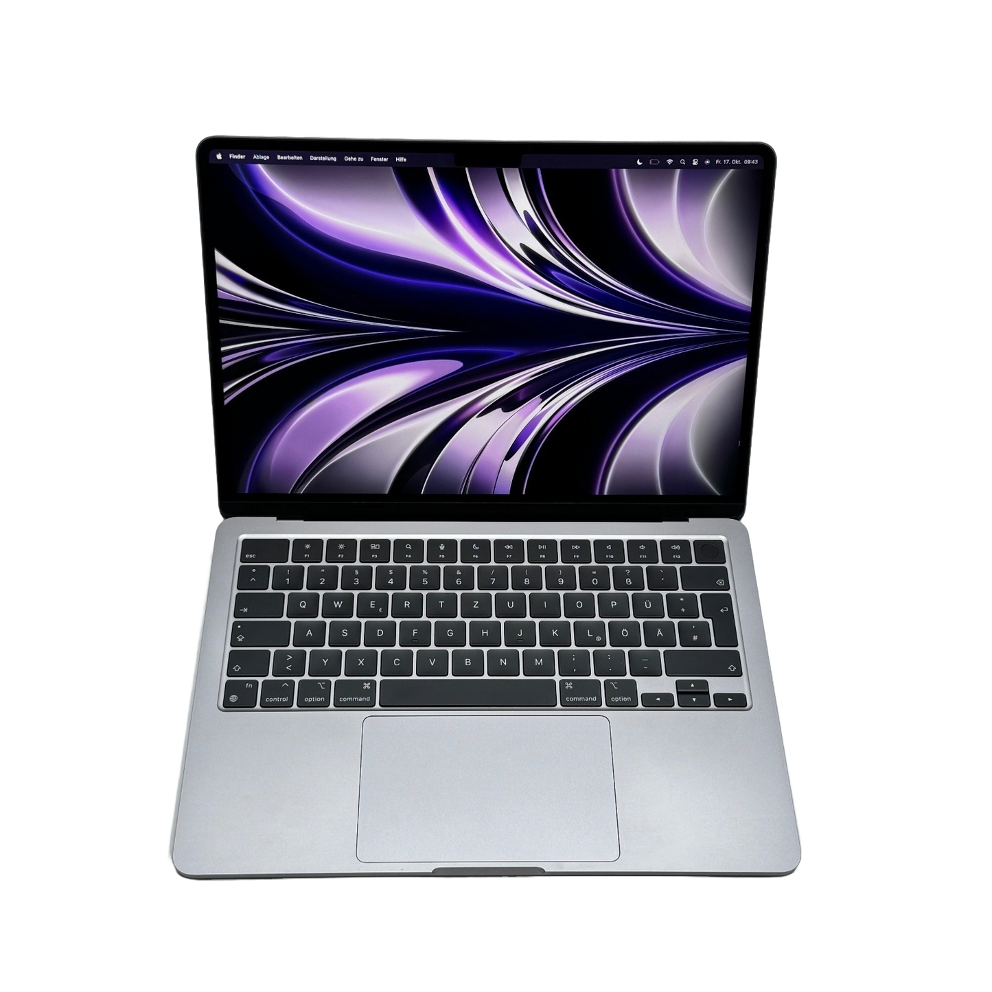 Apple MacBook Air 13,6 Zoll | M2 CPU | 2022 | 256 GB SSD | 8 GB RAM | Space Grau